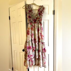 Floral Ruffle Dress
